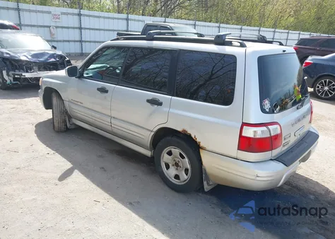 2002 Subaru Forester S from USA, damaged, VIN JF1SF65612H711207